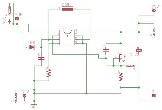 昇圧用ＴＬ４９９Ａ回路図